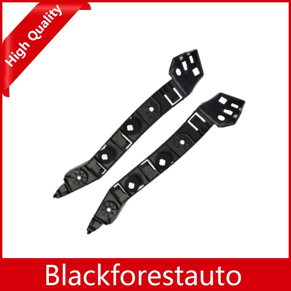 ya 27 6.18 2Pcs For 2017-2023 Compass Rear Bumper Support Bracket Black Left & Right Side