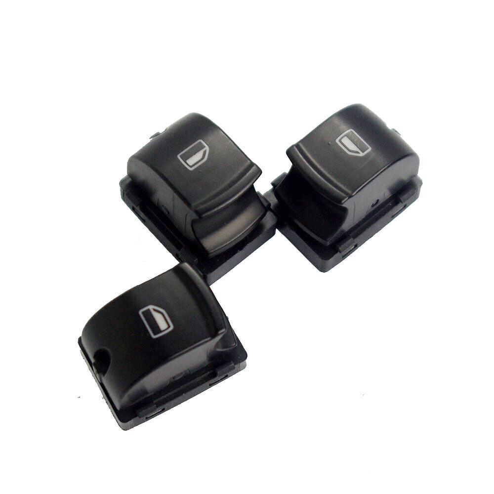 ya 1 8.5.2 3-piece power window control switch, right black, suitable for Audi A3 A6 S6 C6 Q7 RS6