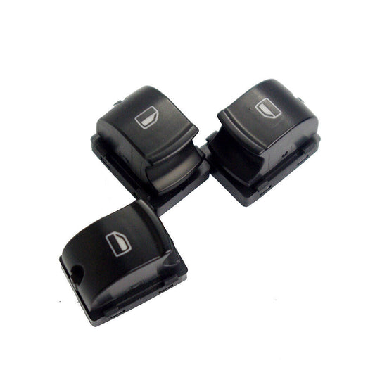 ya 1 8.5.2 3-piece power window control switch, right black, suitable for Audi A3 A6 S6 C6 Q7 RS6