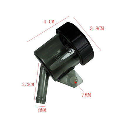 ya 5 8.7 Motorcycle Plastic Brake Clutch Master Cylinder Fluid Reservoir Oil Tank Cap 1PC