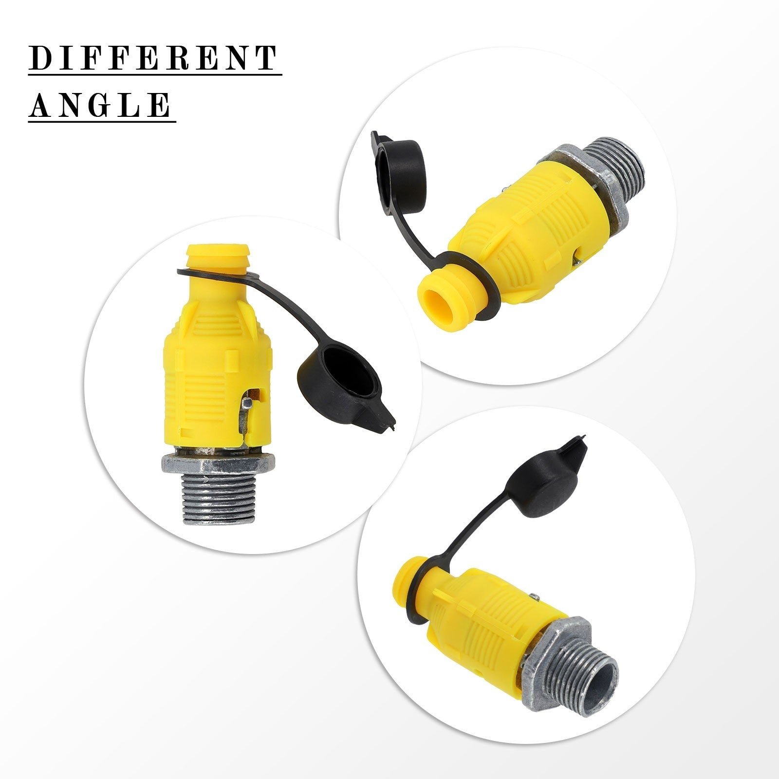 ya 14 Yellow Zinc Alloy Oil Drain Valve 125 508 Quick and Mess Oil Change