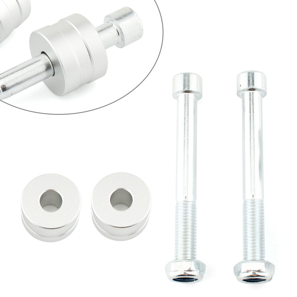 ya 2 6.30 Handle Bar Risers Kit for Ducati Hypermotard 1100 2007-2009 Silver Motorcycle