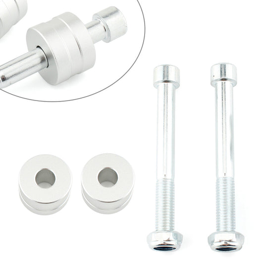 ya 2 6.30 Handle Bar Risers Kit for Ducati Hypermotard 1100 2007-2009 Silver Motorcycle
