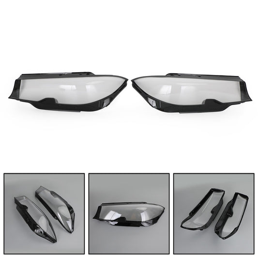 ya 1 8.5.3 Left +Right Headlight Lens Plastic Cover Shell For 3 G20 G21 19-21