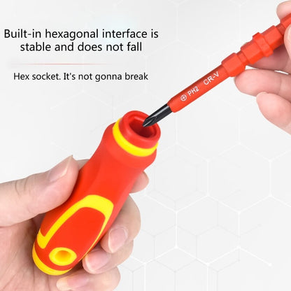 ya 26 15 In Changeable Insulated Screwdriver Set With and Slotted