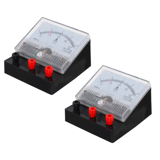 ya 2 6.26 2 Pcs Dual-range DC Meter Student Electricity Experiment Ammeter for Lab