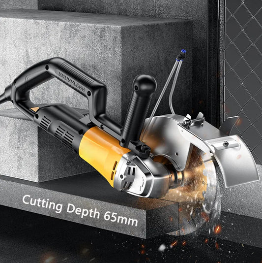 AC Brushless Slotting Machine Cutting Machine Concrete Wall Water And