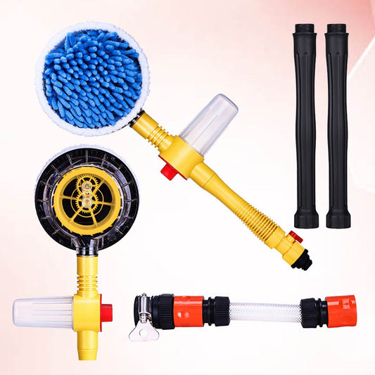 ya 1 7.9 Vehicle Rotating Cleaning Brush Car Wash Brush Auto Water Spray Brush