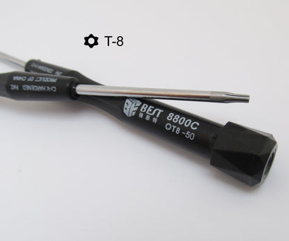 ya 14 1pc BEST 8800C-50 T8 Torx Pision Screwdriver Repair Fixing Open Tool
