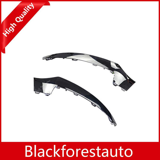 ya 27 6.18.2 2pcs Fit for Mercedes W207 Front Bumper Right+Left Side lower Chrome Molding