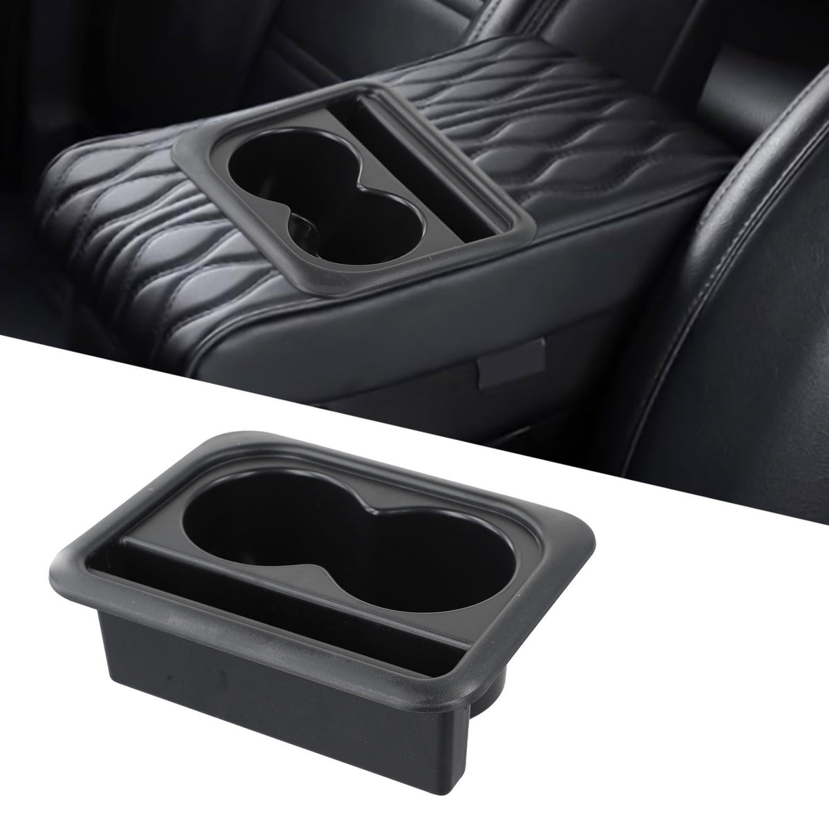 ya 5 8.7 Center Console Armrest Box with Integrated Cup Holder and Tissue Storage