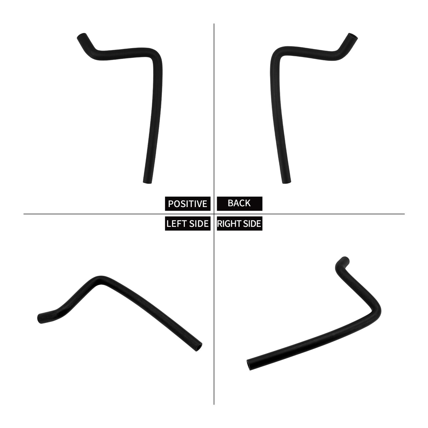 ya 5 8.7 Black Tubo Scarico Oil Cooler Hose Line Fits for Harley Sportster 883 1200 06-13