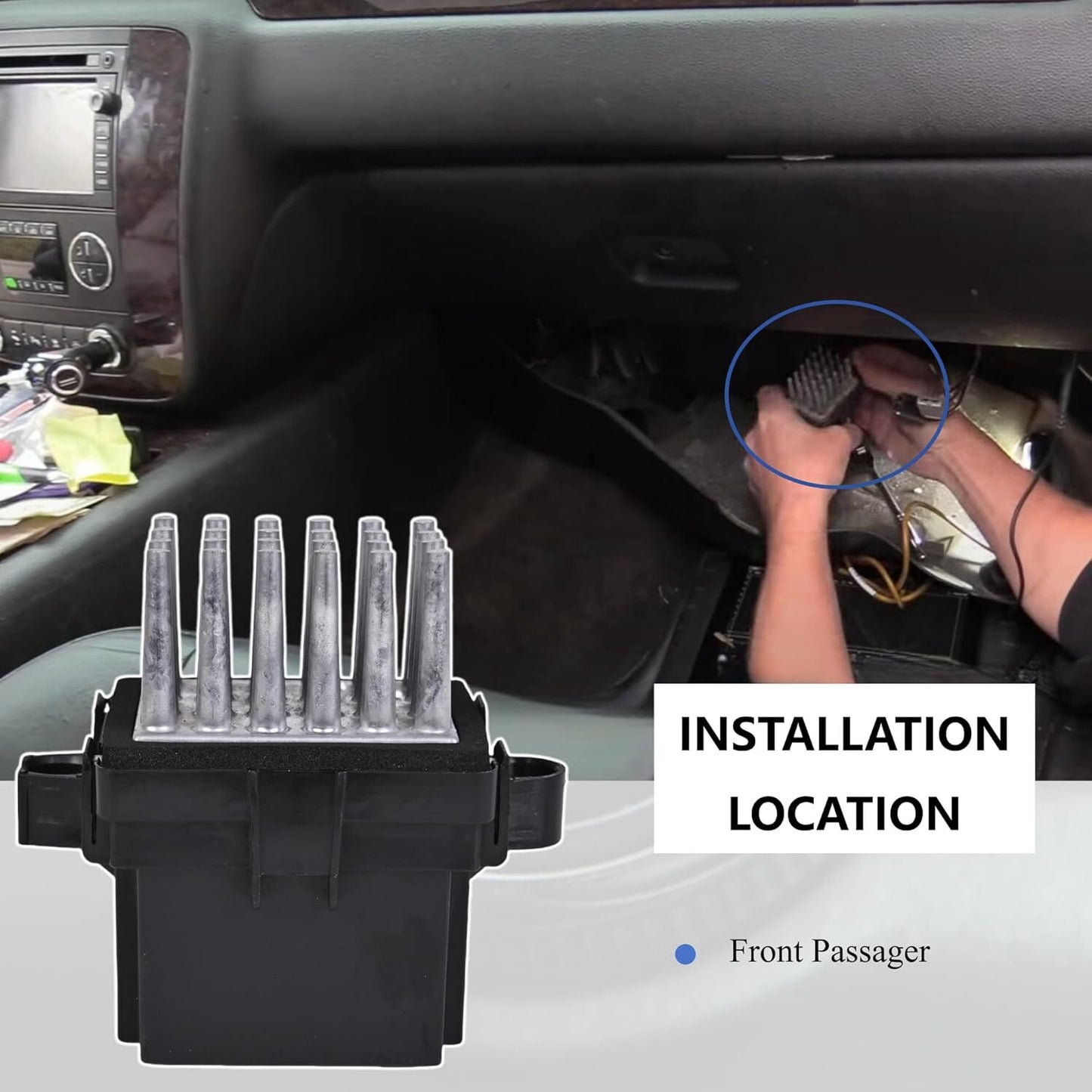 ya 11 6.6 Applicable to 15141283 13503201 13598090 13501703 air conditioner heater blower motor resistance module 