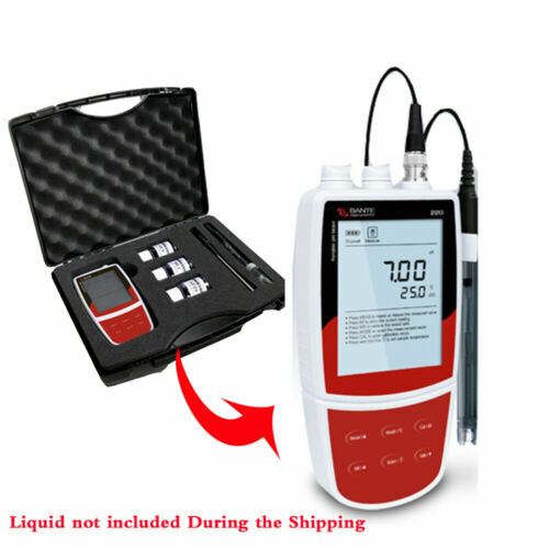 ya 26 Portable PH Meter Temperature Meter with -2.00 To 20.00pH Data Storage Function