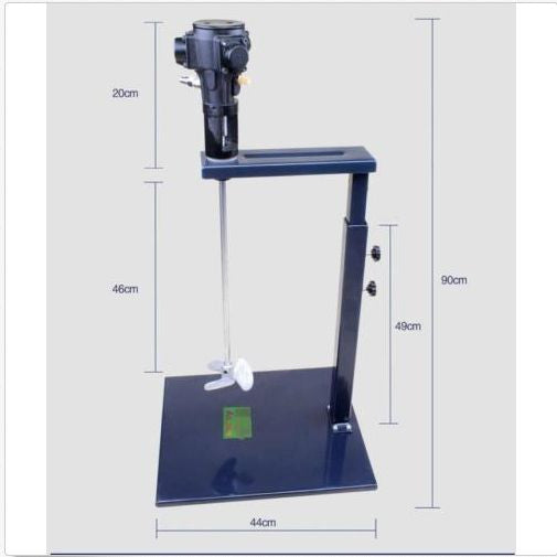 ya 26 Sanhe 5 Gallon Pneumatic Mixer w/ Stand Barrel Paint Dope Ink Tank AluminumAlloy
