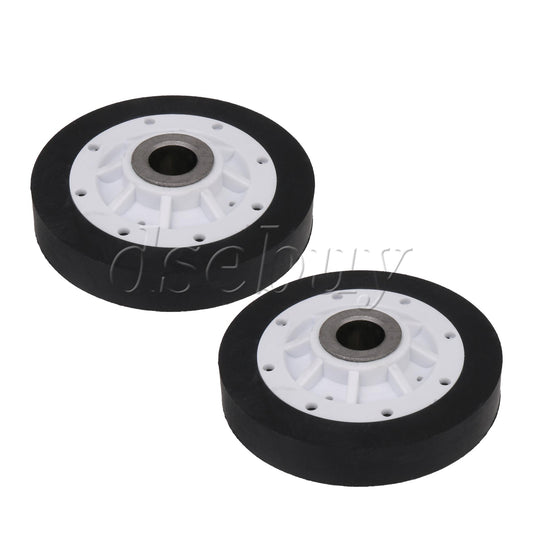 ya 26 2 Pieces Rubber Dryer Drum Support Roller 37001042 Replacement for 