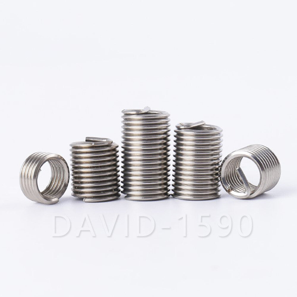 M6 x 0.75 Fine Thread Helicoil Wire Insert Thread Repair 304 Stainless Steel