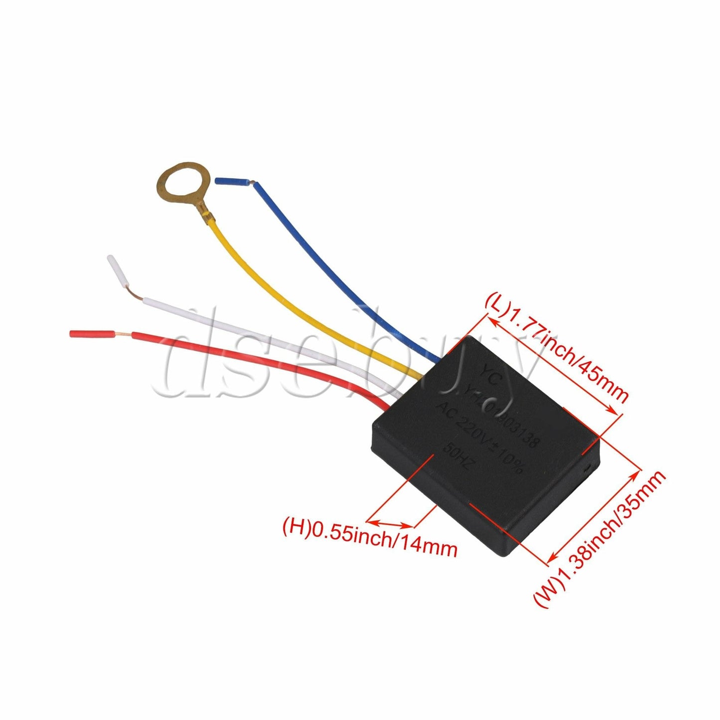 ya 14 2PCS Desk Light Parts tangle Touch Control Sensor Switch Dimmer 3 Way 110V