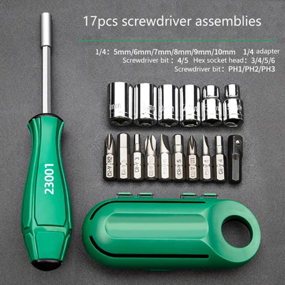 ya 26 Ergonomic Handle Multibit Ratchets Screwdriver Kit for Comfortable Daily Repairs