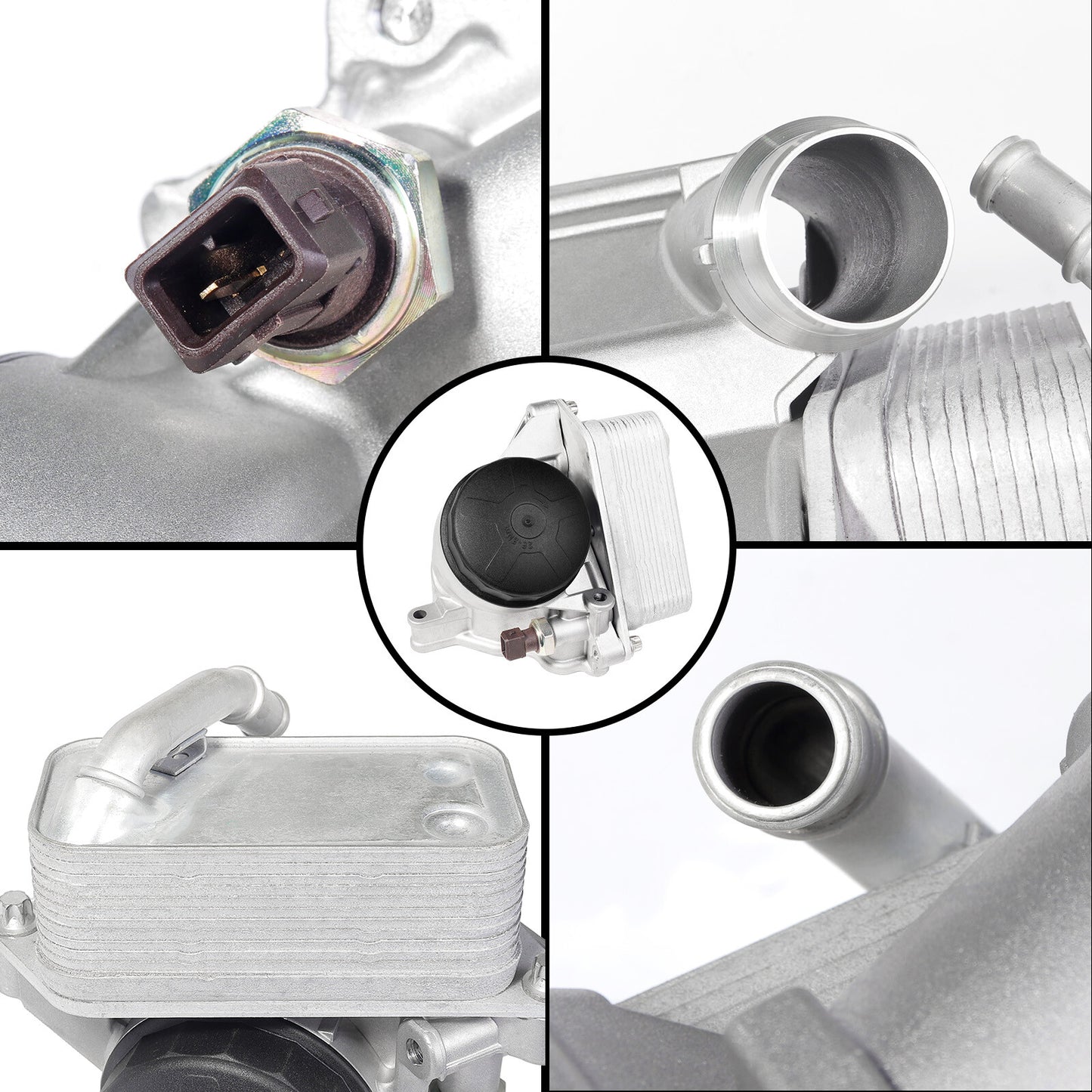 ya 5 8.7 Engine Oil Filter Housing w/ Oil Cooler for BMW 328i 335i 528i X3 Z4 11428637812