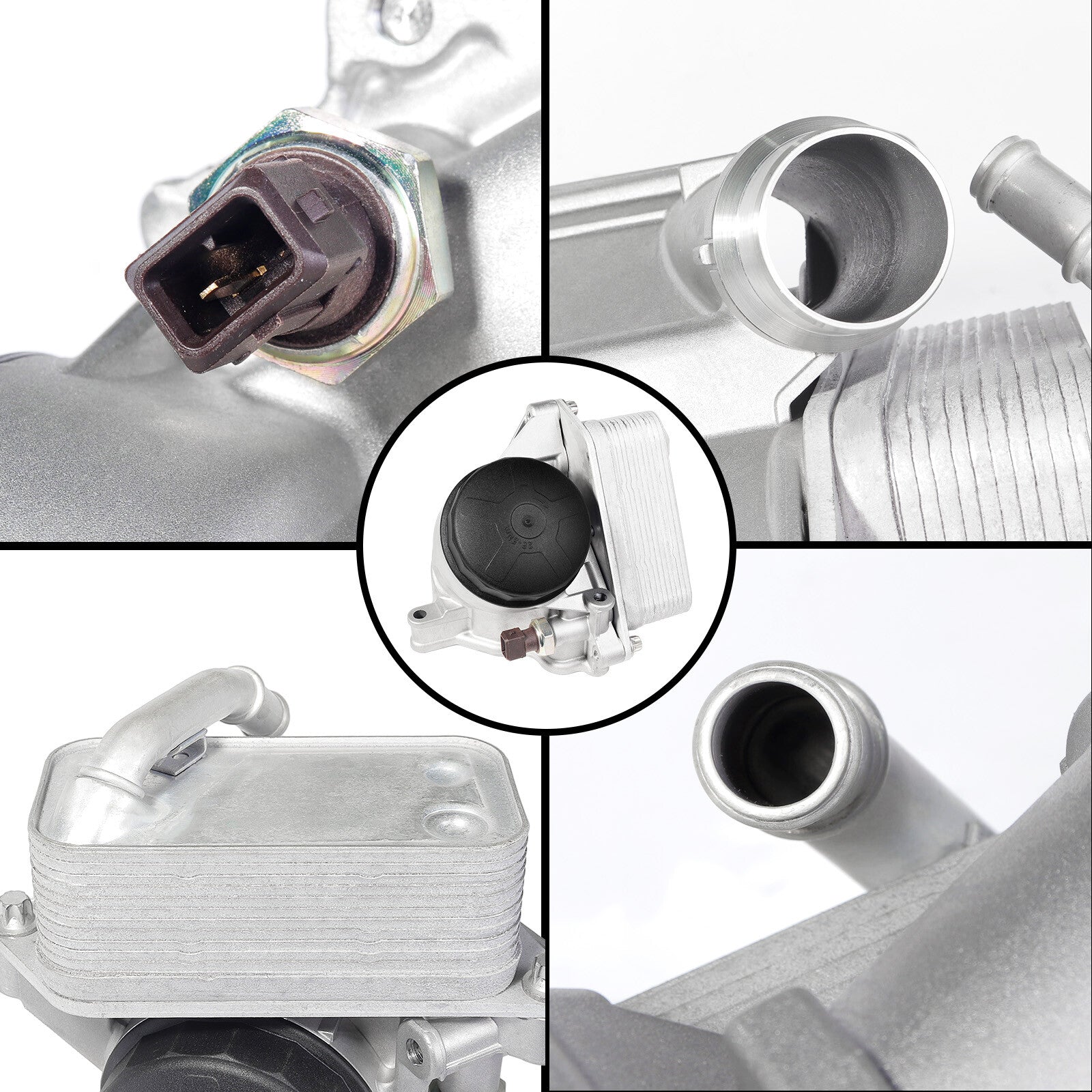 ya 5 8.7 Engine Oil Filter Housing w/ Oil Cooler for BMW 328i 335i 528i X3 Z4 11428637812
