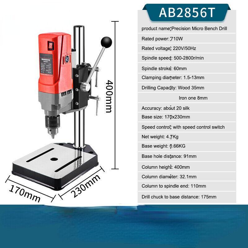 ya 26 Rotary Table Drilling Machine Bench Drill Small Electric Drill Milling Machine