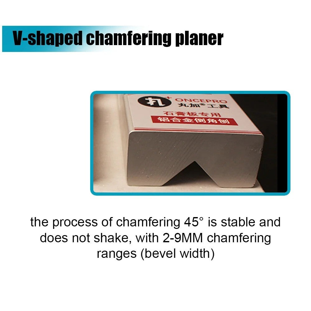 ya 25 Alloy Plane Planer Plasterboard Chamfering Planer Wood Edges Trimming Tool