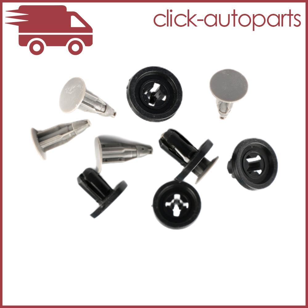 ya 27 6.18.2 25Pcs Bumper Clip Engine Under Cover Push Type Retainer Black for 4Runner RAV4