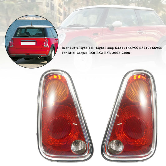 ya 1 8.5.1 Rear L+R Tail Light Lamp 63217166955 56 for Mini Cooper R50 R52 R53 2005-2008 #1