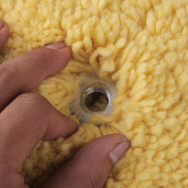 ya 12 5.22.2 6-inch wool double-sided cushioning pad for compound cutting polishing pad with 5/8