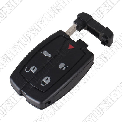 ya 5 8.7 5 Button Car Remote Key Fob 433MHZ Black for Land Rover Freelander 2 2007 - 2015