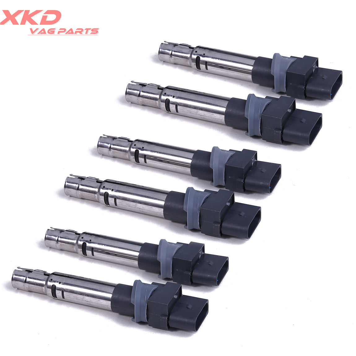 ya 5 8.7 6Pcs Ignition Coils Set for Audi A3 TT for VW for Golf R32 Touareg Eos T5 3.2L