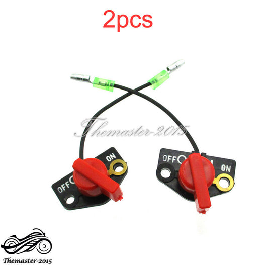ya 28 2x On/Off Kill Stop Switch For ROBIN SUBARU EY20 EY28 EY27 EX13 EX17 EX21 EX30
