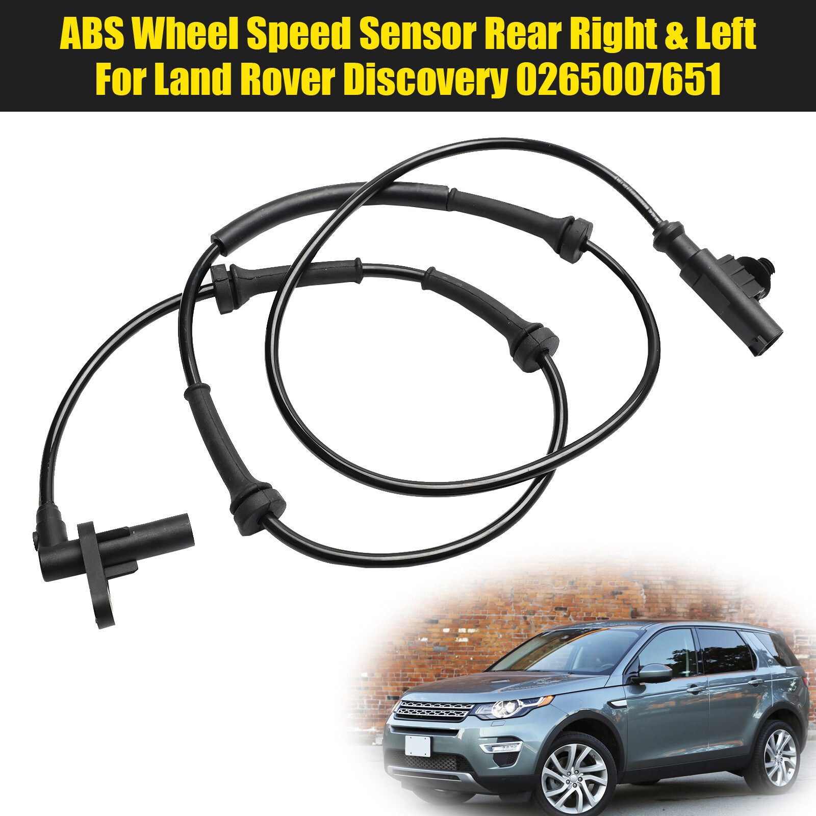 ya 1 8.5.1 ABS Wheel Speed Sensor Rear Right & Left for Land Rover Discovery 0265007651