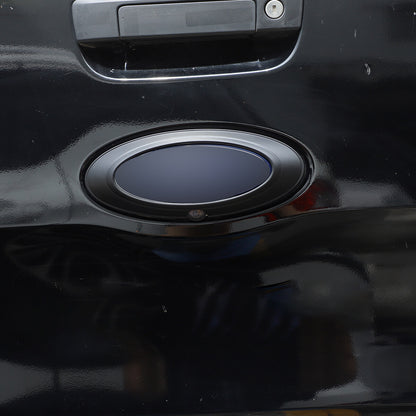 ya 5 8.7 Matte Black ABS Rear Logo Badge Cover Garnish for Ford Ranger 2015 - 2021 U