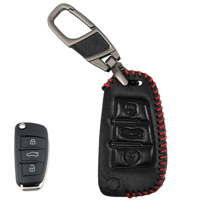 ya 5 8.7 Button Flip Remote for Smart Key Case Cover Holder for Audi Q7 TT Quattro S3 RS Q3
