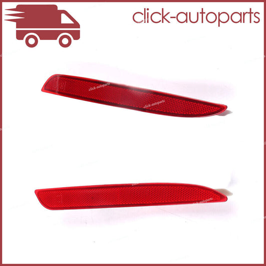 ya 27 6.21 Pair Red Rear Bumper Reflector For 2008-2012 for Mazda 3 Left & Right Side