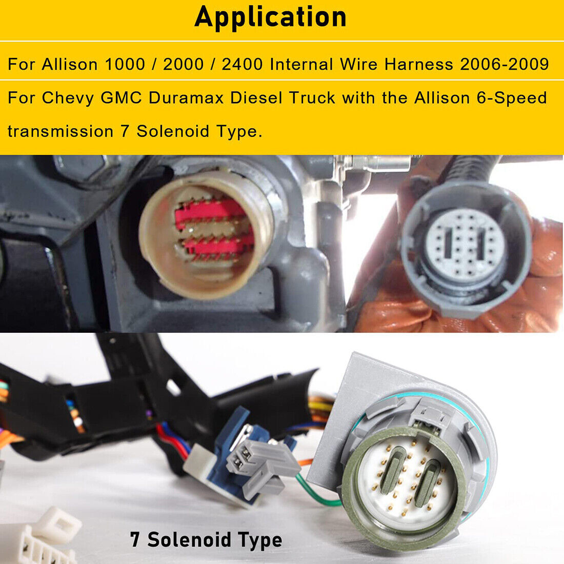 ya 1 8.5.4 2006 - 2009 Transmission Wiring Harness for 1000/2000 Allison 6 Speed Gm/Du for Ram ax