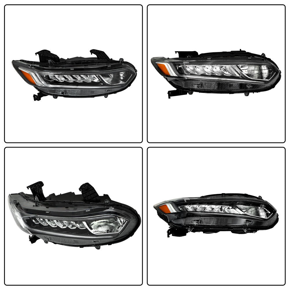 ya 10 10.28 LED headlights suitable for 2018-2021 for Honda Accord right-side transpare