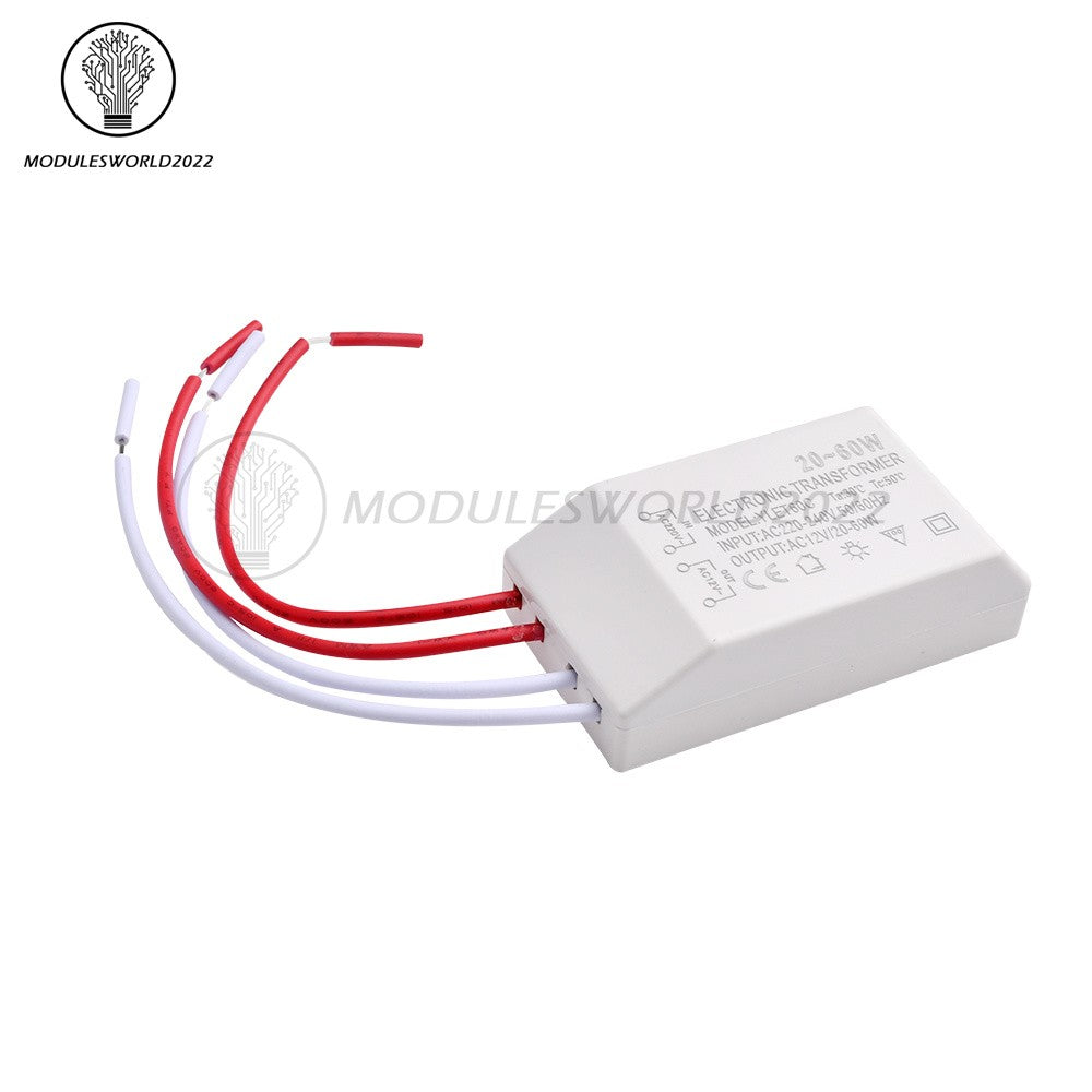 ya 14 5x 20-60W 220V To AC12V LED Halogen Lamp Light Electronic Transformer Adapter US
