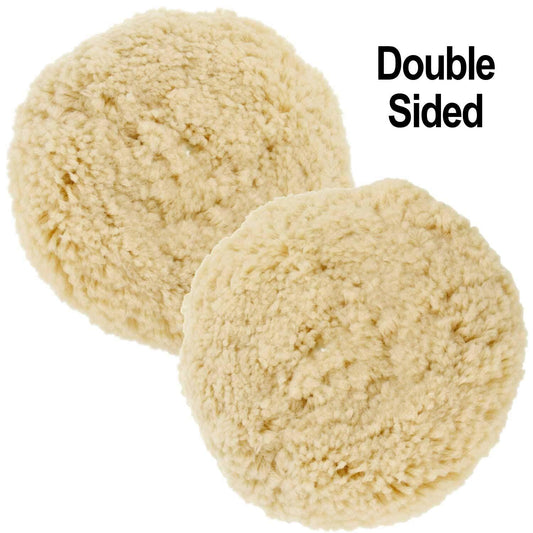 ya 12 5.22.2 8-inch wool double-sided polishing pad double-sided compound cutting and polishing 5/8-11 thread