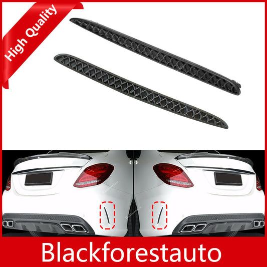 ya 27 6.18.2 2x Rear Bumper Left+Right Side Vent Grille Fit for Mercedes-Benz W205 C-Class