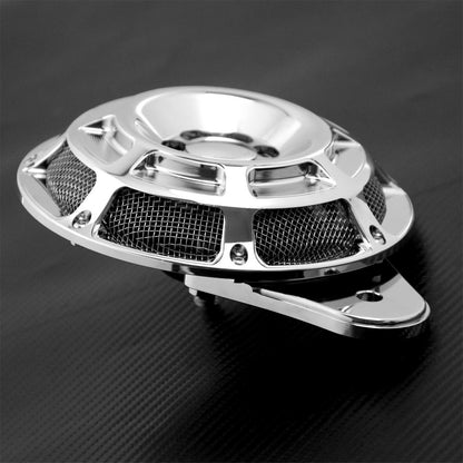 ya 5 8.7 CNC Chrome 110 Decibel Horn Speaker Fit for Harley Dyna 1999-2017 Softail 00-17