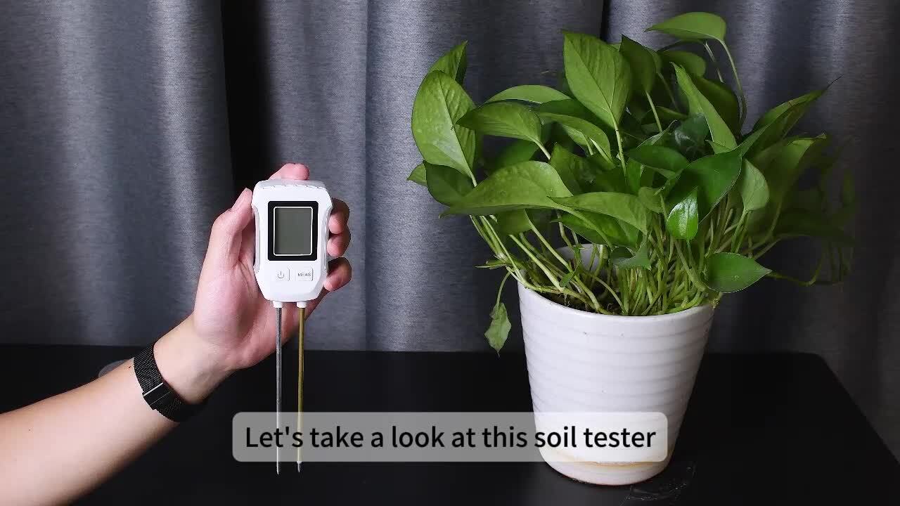 ya 26 3 in 1 Soil PH Tester LCD S n Soil Temperature Humidity Meter Garden Planting