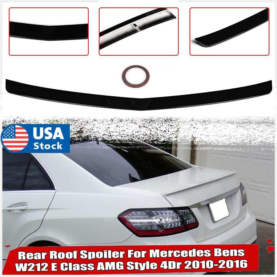 ya 3 6.25.3 ABS Plastic Rear Trunk ABS Spoiler Wing Lip For 10-16 for Mercedes-Benz W212 A Style