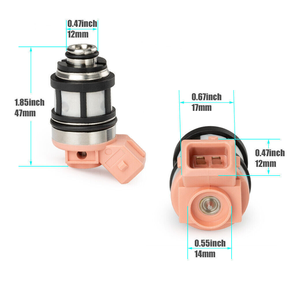 ya 1 7.2 6 x16600-88G10 Fuel Injectors For JS20-1 for Nissan Pathfinder Quest D21 Pickup 3.0L