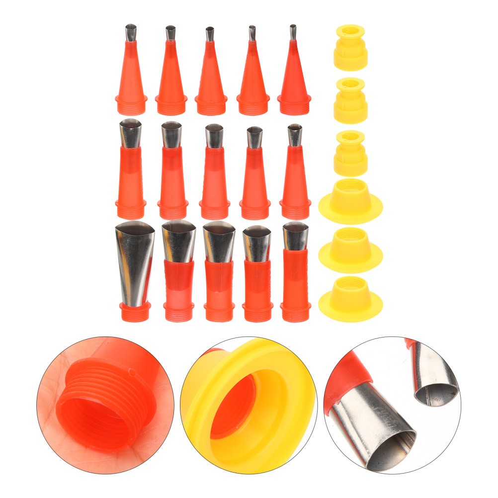 ya 14 Stainless Steel Silicone Nozzle Tool Set Caulk Tip Caulking Sealant