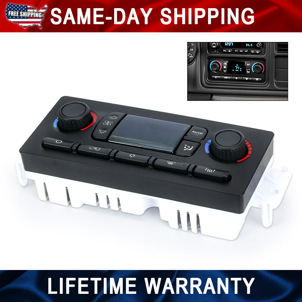 ya 12 5.28 A/C Heater Climate Control Module Panel Switch For 2003-2007 for HUMMER H2 599-015
