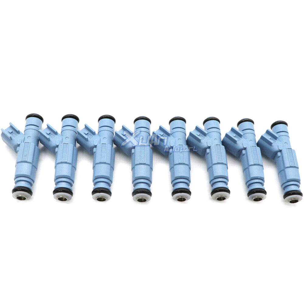 ya 1 8.5.1 0280155849 SET of 8 x Upgrade Fuel Injectors for Dodge for Ram 1500 4.7l 02-07