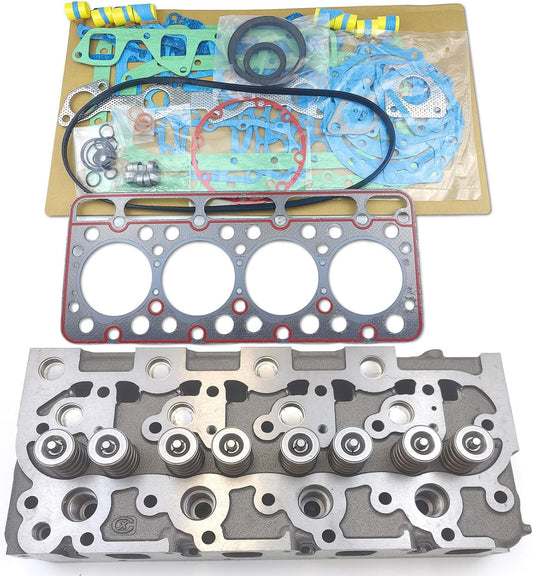 ya 27 7.2 Complete Cylinder Head Set Full Gasket Kit V1702 for Bobcat 743 733 Skid Loader